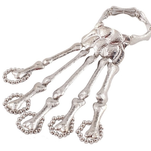 Gold or silver skeleton cuff bracelet *NWT* - Picture 4 of 8